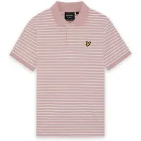 Lyle & Scott Shirt 'Breton' oudroze / offwhite