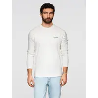 OMBRE Shirt pastelblauw / zwart / wit