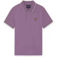 Lyle & Scott Shirt lichtgrijs / lila