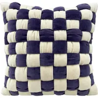Fonq Knitt Sierkussen 50 x 50 cm - Paars