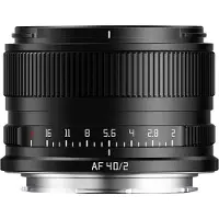 TTArtisan AF 40mm F/2 L-mount zwart