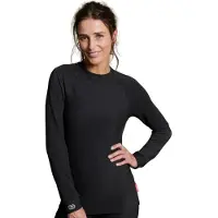 Damart - T-shirt met ronde hals, Comfort Thermolactyl 3, dames - Dames - Zwart - 46-48 (L)