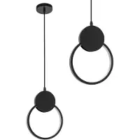 Toolight App852-cp Zwarte Led-plafondlamp