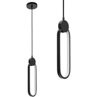 Toolight App851-cp Zwarte Led-plafondlamp