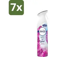 Febreze Amethist Luchtverfrisser Spray - Frisse Bloemen Geur - 300ml - Bulkverpakking - 7 stuks