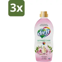 Dreft - Ultimate Care - Wasverzachter - Roze Bloem - Anti-Veroudering - 40 Wasbeurten - Bulkverpakking - 3 stuks