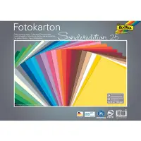 Folia Paper Fotokarton Folia 2-zijdig 50x70cm 300gr 25 vel assorti