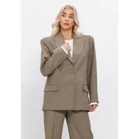 Gestuz Dames Blazers Gzevaldi Blazer - Taupe - Maat 38