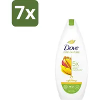 Dove Care By Nature - Uplifting - Douchegel - Mangoboter & Almond Extract - 225 ml - Bulkverpakking - 7 stuks