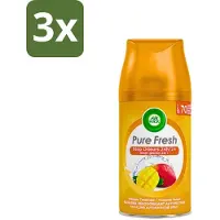 Air Wick Freshmatic - Luchtverfrisser Navulling - Tropische Mango - 250ml - Bulkverpakking - 3 stuks