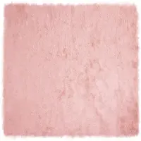 vidaXL Tapijt van imitatie schapenvacht TAFALLA Roze 160 x 160 cm