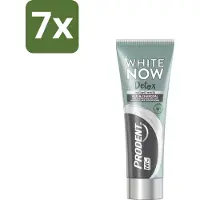 Prodent - White Now - Tandpasta - Natuurlijke Ingrediënten - Klei En Houtskool - 75 ml - Bulkverpakking - 7 stuks