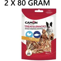 Camon hondensnack - broodje kip en kabeljauw 80 gr 2 x = 160 gr - geen kleurstoffen - glutenvrij