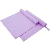 vidaXL Sporthanddoeken 2 st Paars 180 x 90 cm
