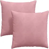 vidaXL Zitkussens 2 pcs Roze 80 x 80 cm Corduroy stof