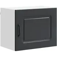 vidaXL Vaatwasserpaneel Kalmar Zwart 50 x 31 x 40 cm Bewerkt hout