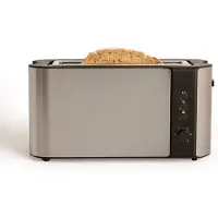 Mira Tosti Apparaat Broodrooster - Tosti Apparaat - Tosti Broodrooster - Grijs - 15cm x 38cm x 20cm