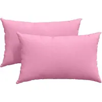 vidaXL Zitkussens 2 pcs Roze 50 x 30 cm Stof