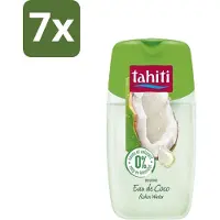 Tahiti - Douchegel - Kokos Water - 0% Kleurstof - 250 ml - Bulkverpakking - 7 stuks