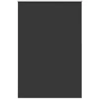 vidaXL Rolgordijn verduisterend 155x230 cm stofbreedte 151,6 cm zwart