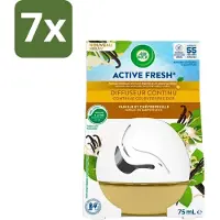 Air Wick Decosphere - Luchtverfrisser - Vanille & Kamperfoelie - 75ml - Bulkverpakking - 7 stuks