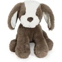 Bunnies By The Bay knuffel Hond - knuffeldier - geborduurde details - 31 cm - Cacao