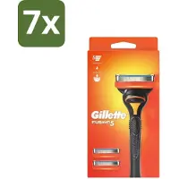 Gillette - Fusion 5 - Scheermesje - Ergonomisch ontwerp - 2 Extra Navulmesjes - Bulkverpakking - 7 stuks