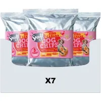 Smoofl 7x Hondensnack Dog Chips Eend 50 Gr