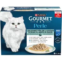 Gourmet Purina Perle Zee Duo natvoer kat (12x85 g) 1 doos (12 x 85 g)