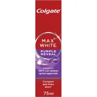 Colgate 12x Tandpasta Max White Purple Reveal 75 Ml