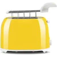 Mira Tosti apparaat broodrooster - Tosti apparaat - Tosti broodrooster - Geel - ‎27cm x 17cm x 18 cm