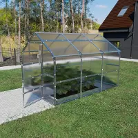 BAUMERA KLASIKA BERNARD Tuinkas - 2,35 x 3 m (7,05 m²) - 6 mm Dikte - Kweekkas - Polycarbonaat afdekking