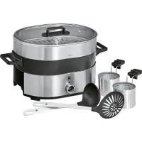 WMF Stoomoven Lono Hot Pot & stoomoven 3,6l, met stoommandje, vaatwasmachinebestendige onderdelen