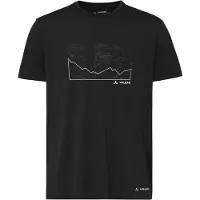 Vaude - Tekoa Wool T-Shirt - Merinoshirt L, zwart