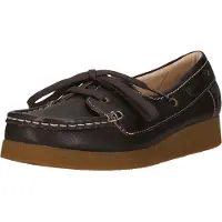 Clarks Bootschoen Women Wallabee EVO Sea Dark Brown Leather-Schoenmaat 38