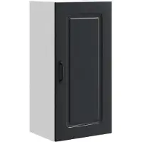 vidaXL Vaatwasserpaneel Kalmar Zwart 40 x 31 x 80 cm Bewerkt hout