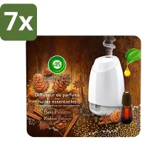 Air Wick Essential Mist - Starterkit - Edelhout - 20ml - Bulkverpakking - 7 stuks