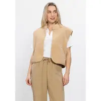 Penn & Ink Dames Blazers Waistcoat - Camel - Maat M