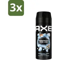 Axe Deodorant Bodyspray Anarchy for Him 150 ml - Bulkverpakking - 3 stuks
