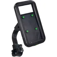 My Wall smartphone fietshouder | tot 7 inch | waterdicht | zwart
