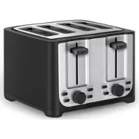 Mira Tosti Apparaat Broodrooster - Tosti Apparaat - Tosti Broodrooster - Zwart - ‎27cm x 12cm x 19cm