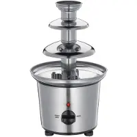 Mira Chocoladefontein - Chocolade fontein - Chocolade druppels - Zilver - 19cm x 19cm x 33cm
