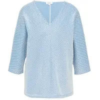 s.Oliver Sweatshirt lichtblauw / wit