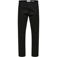 Selected Chino 'SLHMiles Flex' zwart