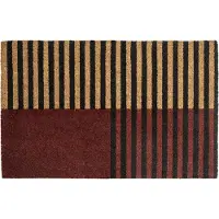 Beliani TUKSUK - Deurmat - Bruin/Beige - 50 x 80 cm - Kokos