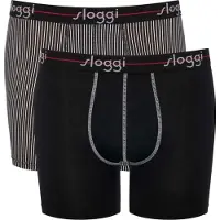 Sloggi Boxershorts grijs / rood / zwart / wit