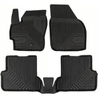 Frogum No.77 Automat / Vloermat - 3D Pasvorm - Geschikt voor Mazda 3 I 2003-2010 - TPE Rubber - 4-delig - Zwart