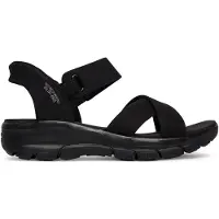SKECHERS Slip-ins Relaxed Easy Going Somewhere Sunny Damessandalen 163534 BBK