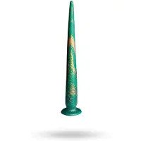 Vuxen Power Monsters - Verdant Titan - Mythical Tail Dildo - Groen/Goud