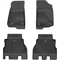 Frogum No.77 Automat / Vloermat - 3D Pasvorm - Geschikt voor Jeep Wrangler JL vanaf 2017 (4-deurs) - TPE Rubber - 4-delig - Hoge Rand 4cm - Zwart